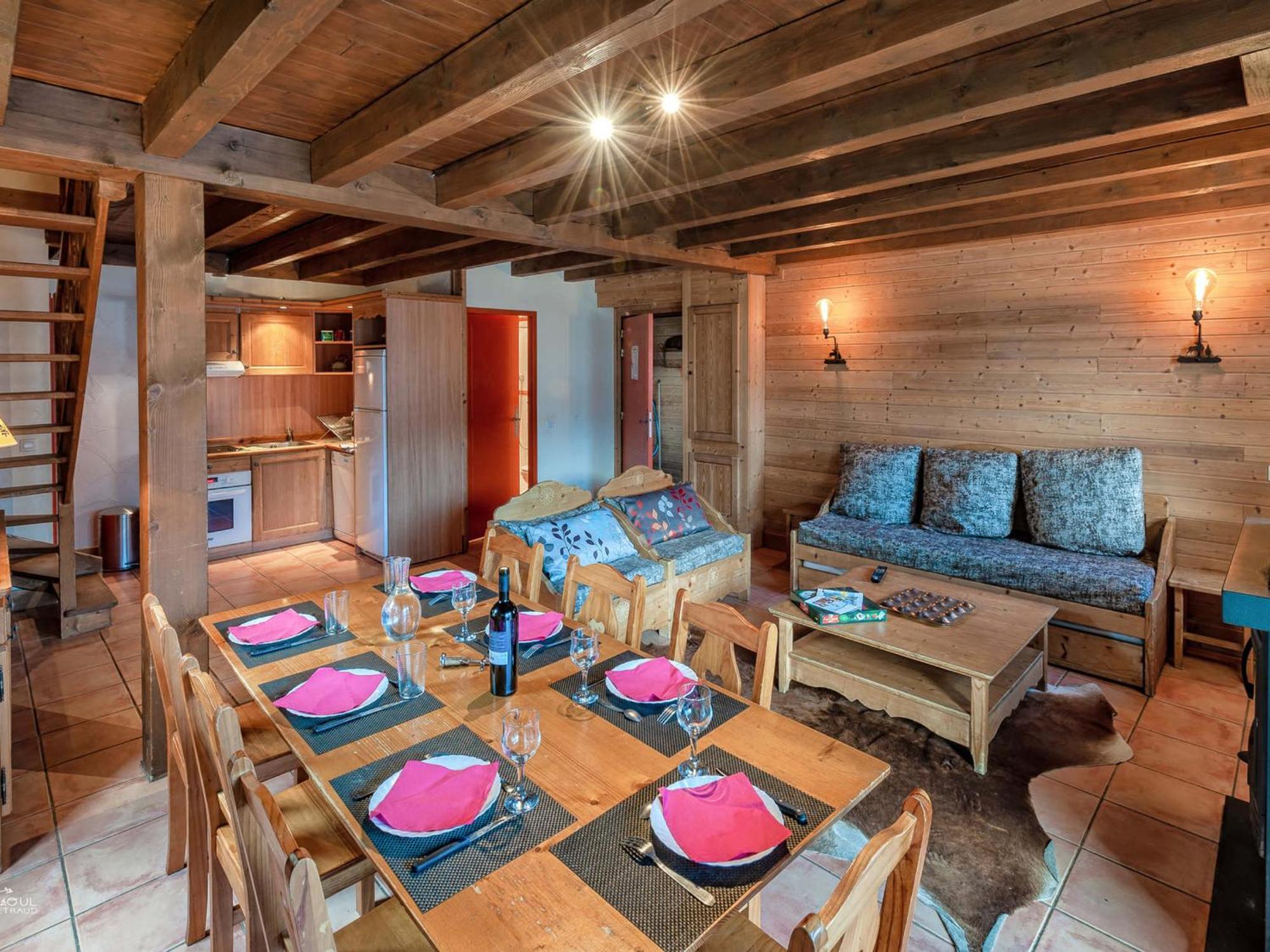 Chalet En Bois Avec 3 Chambres A Pra Loup - Fr-1-165A-47 Uvernet-Fours Екстериор снимка