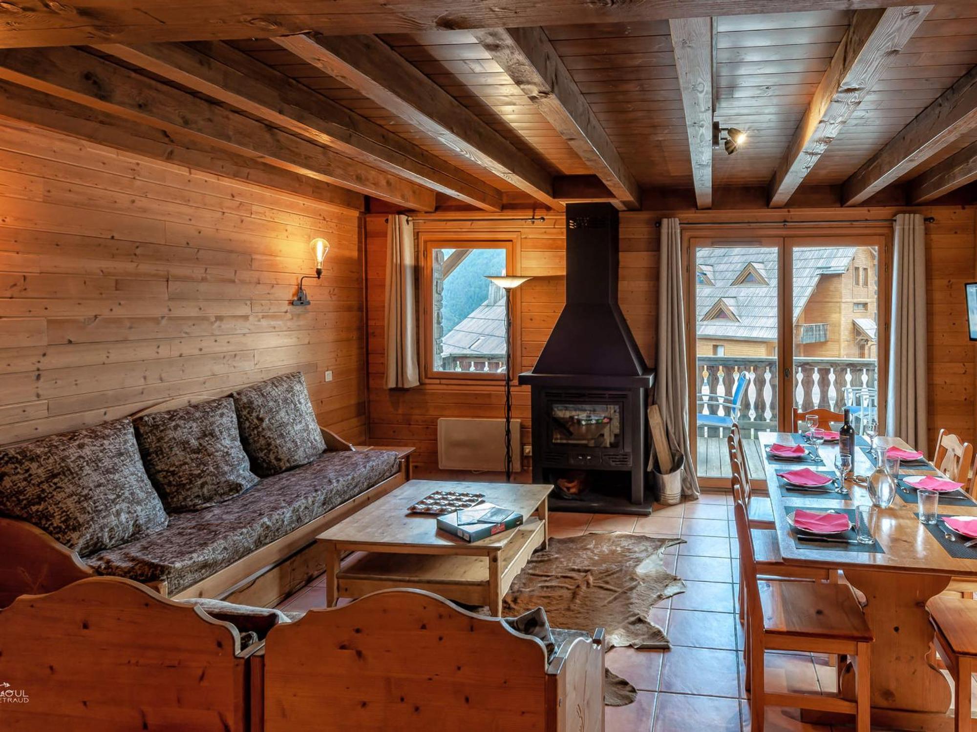 Chalet En Bois Avec 3 Chambres A Pra Loup - Fr-1-165A-47 Uvernet-Fours Екстериор снимка